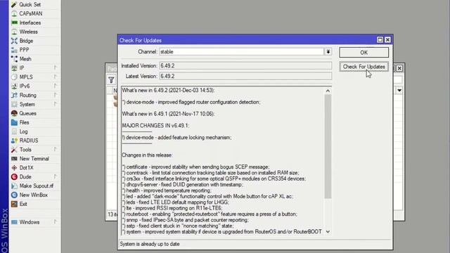 How to check RouterOS and The Dude for updates on your MikroTik Router смотреть онлайн