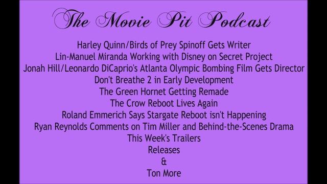 Movie Pit Podcast: Ep 31 - Ryan Reynolds Comments, The Crow Reboot & A Ton More смотреть онлайн