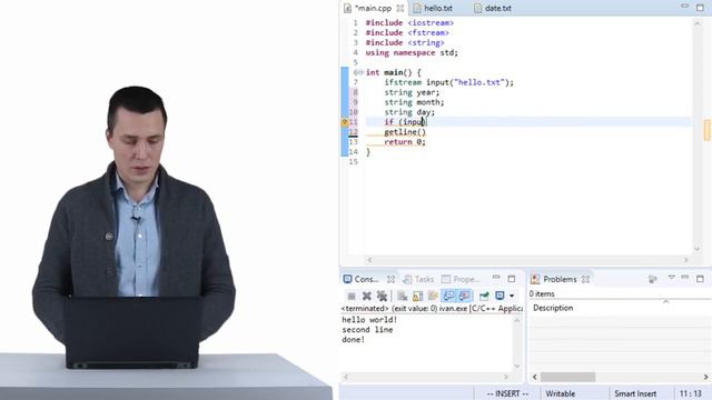 Неделя 4.6 | Читаем данные через разделитель смотреть онлайн
