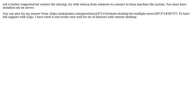 Ubuntu: Windows to Ubuntu via rdp: mounting local drives? (3 Solutions!!) смотреть онлайн