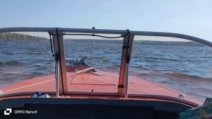 Лодка МКМ+реданы. Не большая волна.