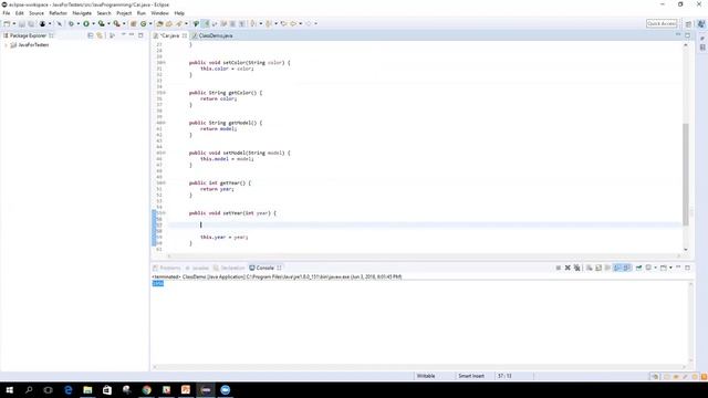 Java for Software Testers Tutorial#23 - Getters and Setters Part 2 смотреть онлайн