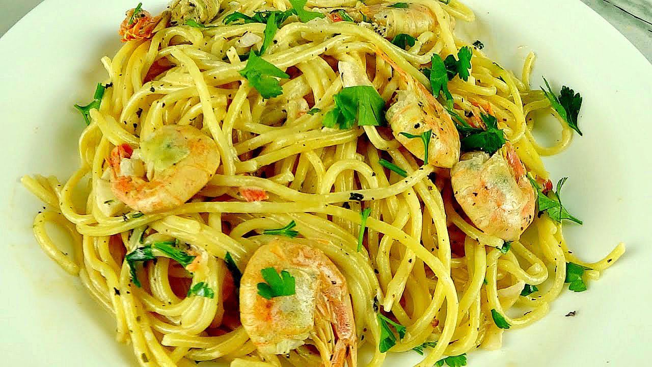 Улетные Спагетти!!! С Креветками смотреть онлайн