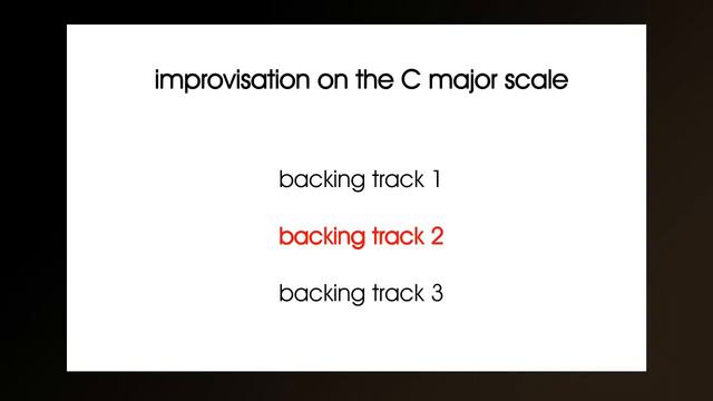 Backing tracks to improvise with - use the C major scale or A minor scale смотреть онлайн