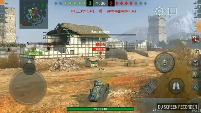 WoT || Renault FT 75 BS (French) tank gameplay! смотреть онлайн