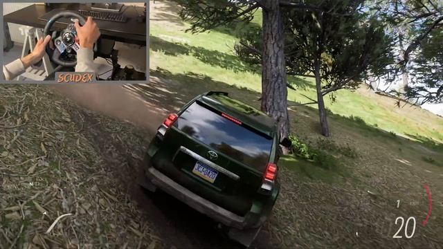Forza Horizon 5 "Realistic" OFF-ROAD with a Toyota Land Cruiser Arctic Trucks AT37 - Logitech G29 смотреть онлайн