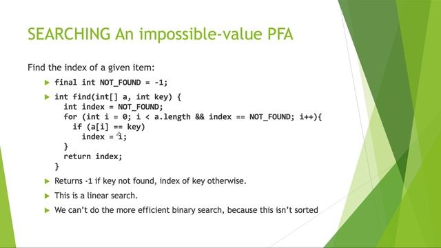 COMP1010 Impossible Value Partially Filled Arrays смотреть онлайн