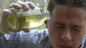 Газовый баллончик Black 25 - испытание на добровольце