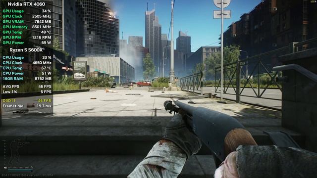 Escape from Tarkov - RTX 4060 - Ryzen 5 5600X - FPS Test смотреть онлайн