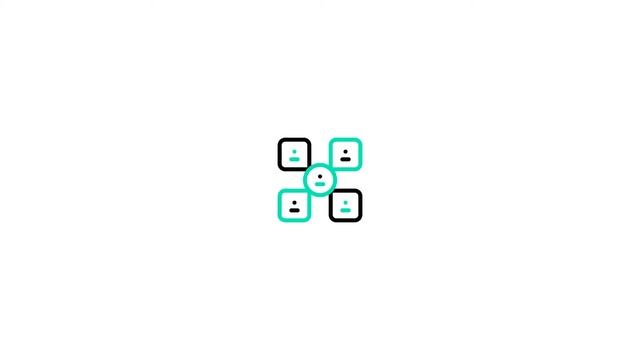 Diagram icon Lottie JSON animation 1 смотреть онлайн