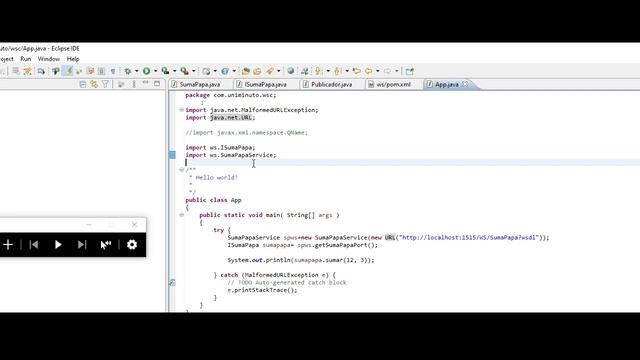 Webservice SOAP usando Maven en Eclipse смотреть онлайн