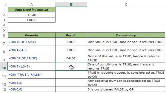 OR Formula in Excel смотреть онлайн