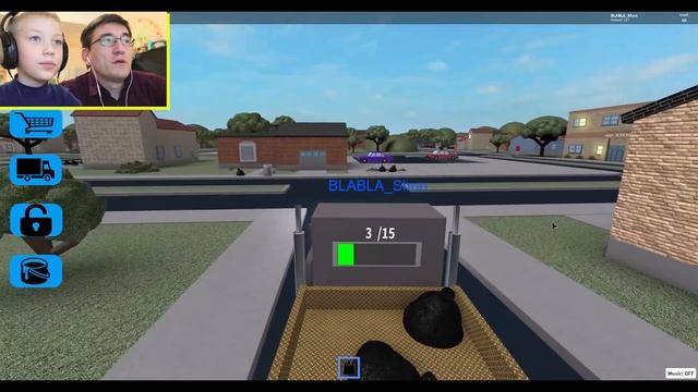 Работаем МУСОРЩИКАМИ на мусоровозе СИМУЛЯТОР МУСОРОВОЗА в РОБЛОКС - Roblox Garbage Truck Simulator смотреть онлайн