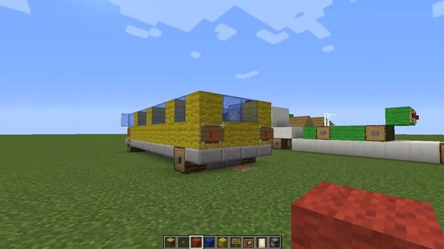 Minecraft Строим "Школьный автобус" (Постройки) 2# смотреть онлайн