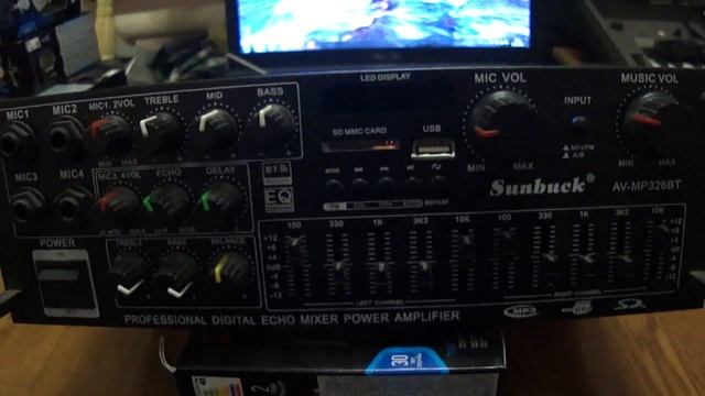 SUNBUCK AV-MP326BT - громкость . смотреть онлайн