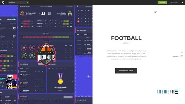 Alchemists - Sports Club and News WordPress Theme Sota Harlow смотреть онлайн