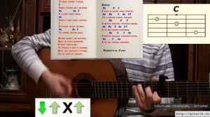 Петлюра - Ты одна стоишь у клёна (Разбор на гитаре, аккорды и бой)