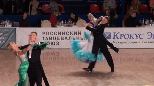 Волков Андрей - Макарова Дана Чемпионат РТС Взрослые Стандарт Финал Фокстрот смотреть онлайн