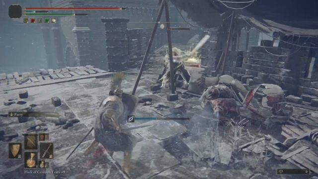 ELDEN RING: Cheesing the Power Stance knight in Castle Sol (Acquiring Banished Knight Greatsword) смотреть онлайн