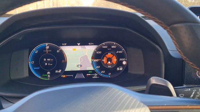 Cupra Formentor Hybrid 245 PS. Test 0 - 100kmh. Soundgenerator. смотреть онлайн