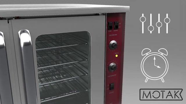 MoTak Double Full Size Convection Oven (MCO-1-DBL) смотреть онлайн