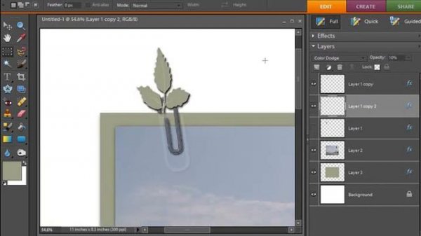 Digital Scrapbooking Paperclip Tutorial