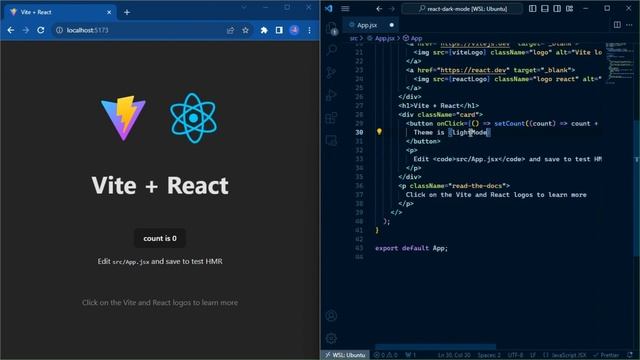 How to Add Light/Dark Mode in React | Create a UI Theme Switcher смотреть онлайн