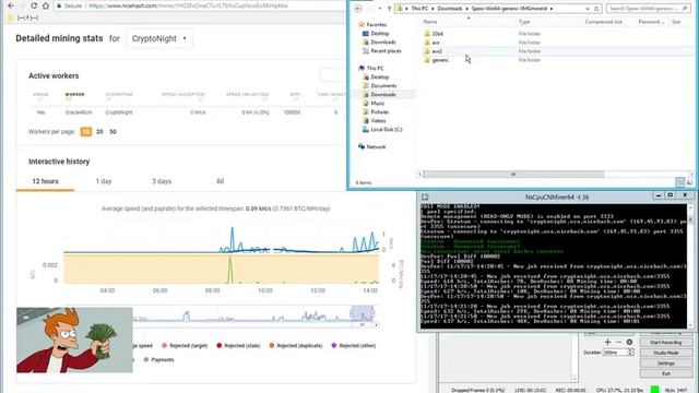 Testing 48 core XEON CryptoNight mining--Remote Desktop-Doge Economist смотреть онлайн