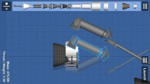 Spaceflight Simulator How To Build A Falcon 9 Booster | SFS BP Editing смотреть онлайн