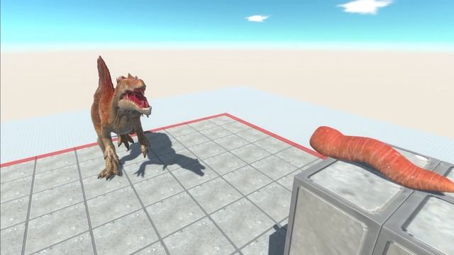 Spino That Eats Feeds With Harpoon - Animal Revolt Battle Simulator смотреть онлайн