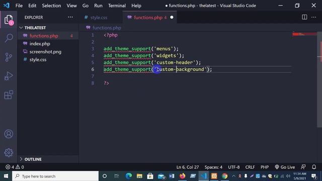 #06 Creating WordPress Theme Support | Theme Development 2021 | Edulife University смотреть онлайн
