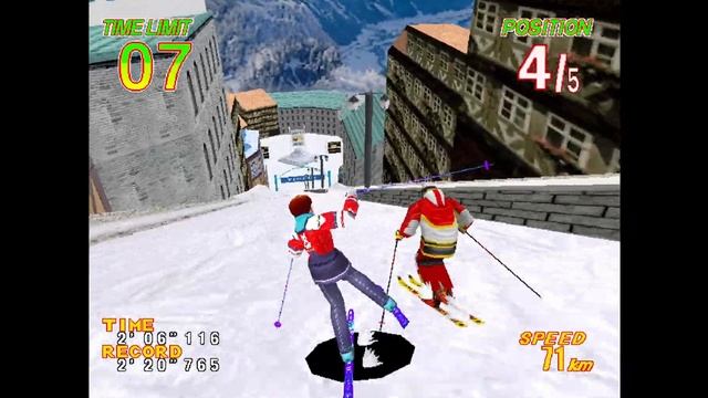 Let's play Alpine Racer 2 for Arcade (MAME) смотреть онлайн