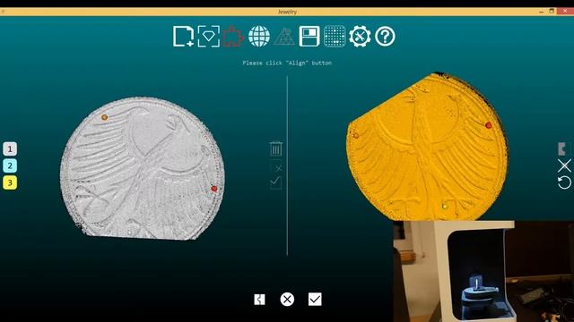 3D Scan small objects tutorial 3D jewelry and dental scan Thunk js300 1080p смотреть онлайн