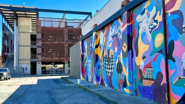 [4K] Palo Alto,CA ,Technology Center,Silicon Valley ,Tesla ,Amazon , Restaurants .,walking tour смотреть онлайн