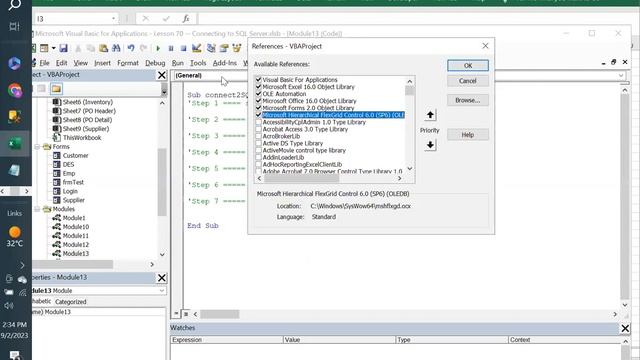 Using VBA for Connecting to SQL Server смотреть онлайн