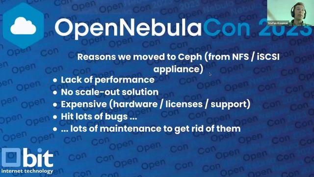 OpenNebulaCon2023 - Adopting Ceph as the Software-Defined Storage for your Multi-Cloud смотреть онлайн