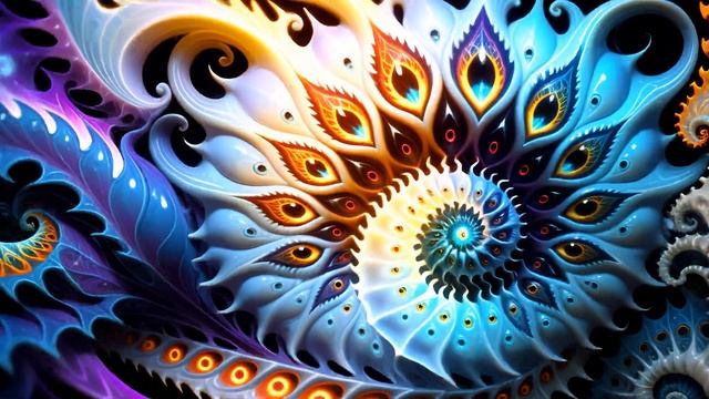 Zentropy, AI Psychedelic Animated Art - AV 45 смотреть онлайн