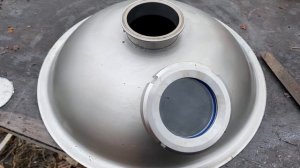 Устанавливаем смотровое окно в крышку перегонного куба Luxstahl 8M (Люкссталь 8М)