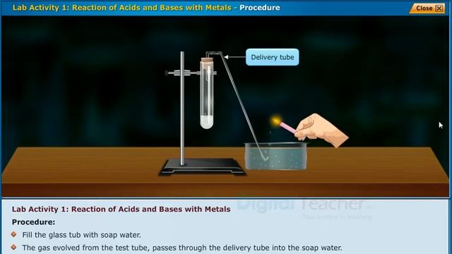 Reaction of Acids and Bases with Metals, Class 10 Physics смотреть онлайн