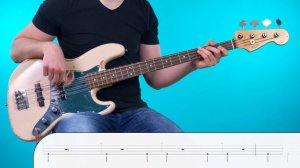 Gorillaz - DARE | Bass Cover with Play Along Tabs