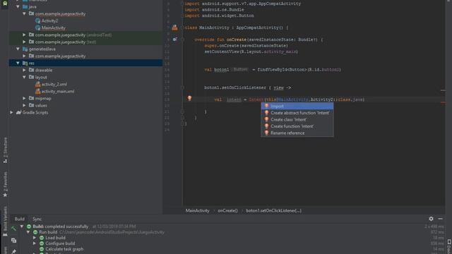 Lanzar Activity Android Studio(Kotlin) смотреть онлайн