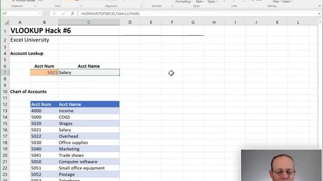 VLOOKUP Hack #6: Different Data Types смотреть онлайн
