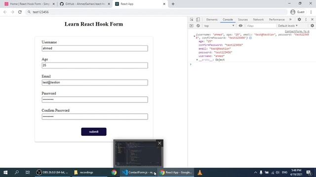 React Hook Form Tutorial #4 - Resetting the form смотреть онлайн