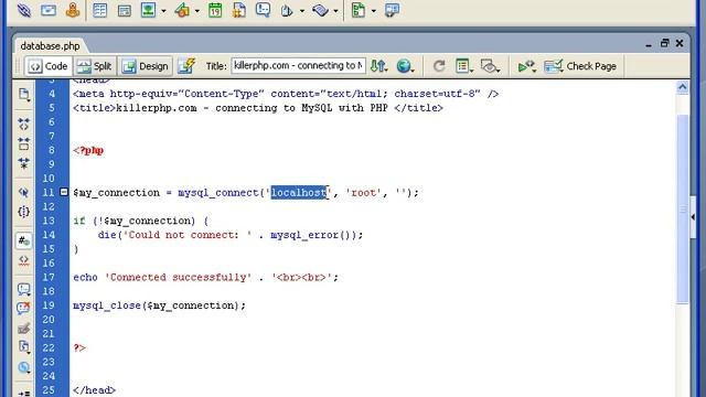 Tutorial conectare php la MySql 2.flv смотреть онлайн