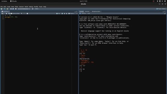 RStudio Tutorial - The assign function смотреть онлайн
