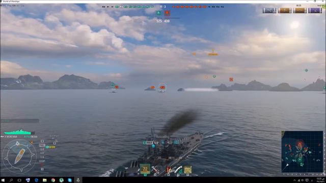 World Of Warships 406 MM vs 380 MM Main Battery Sound смотреть онлайн