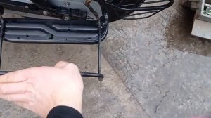 bajaj boxer 150 легкий мото-токсикоз,3д сетка и крепления боковых сумок