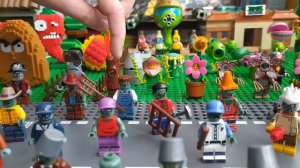NEW lego Plants vs Zombies 3 - Растения против зомби из лего