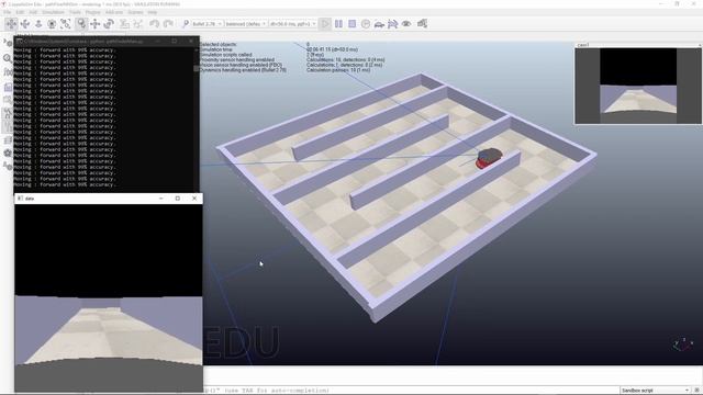 Auto Driving Car Simulation - Coppelia Sim/V-rep - Python DEMO смотреть онлайн