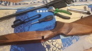 Лось 145 обработка ложа.